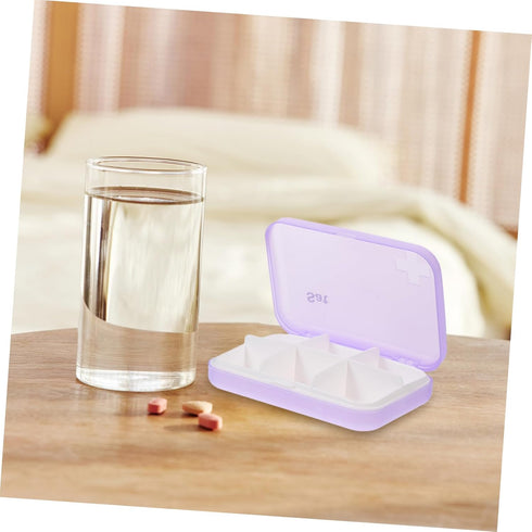 Travel-Friendly Weekly Pill Organizer - Cute Compartment Box for Medications