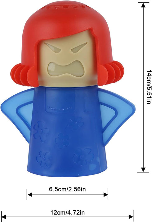 Angry Mama Microwave Oven Cleaner - Steam Cleaner, Just Add Vinegar and Water for Easy Cleaning