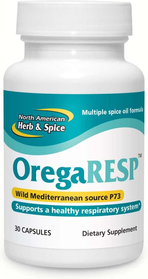 NORTH AMERICAN HERB & SPICE OregaRESP, 30 Capsules, Healthy Respiratory System Support