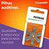 Phonak Mercury Free Size 13 Zinc Air Hearing Aid Batteries - 60 Batteries
