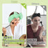 Shintop Makeup Headband, Soft Face Wash Headband with Cute Bow Elastic Spa Headband for Skincare Facial Mask Showers(Light Green)