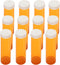 Empty Plastic Pill Bottles with Easy Open Caps, Prescription Medication Vials, Clear Containers, 12pcs (60 Dram)