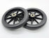 rollator 6 inch wheels,Rollator walker replacement 6 inch wheel,6 inch solid wheel, 6" Caster Wheel,rollator Accessories,front and rear wheels Universal replacement parts,9501S72600 Set of 2,Black. by ForconMed