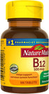 Nature Made Vitamin B-12 500 mcg Tablets, 100 ea, Pack of 2