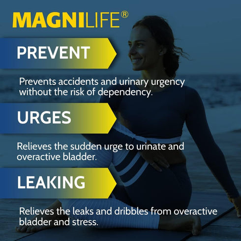 MagniLife Bladder Relief, Fast Acting for Overactive Bladder, 125 Tablets