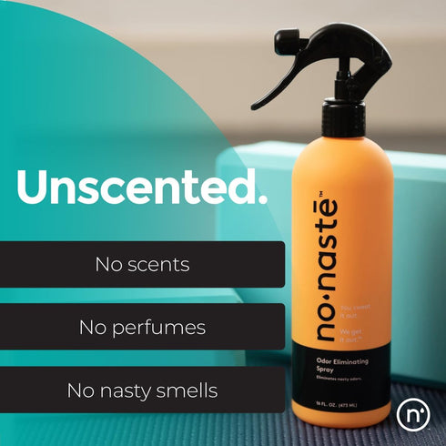Odor Eliminating Spray - 32 Fl Oz (Pack of 2) - Shoe, Yoga Mat, Boxing Glove, & Gym Bag Deodorizer