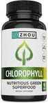Zhou Nutrition Chlorophyll Tablets | 90 Tablets - Nutritious Green Superfood, Gluten-Free