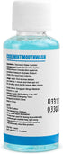 25 Travel Size Mouthwash Bulk Mini Bottles, 1.2oz/35ml Fresh Mint Portable Mouthwash for Toiletry Kits