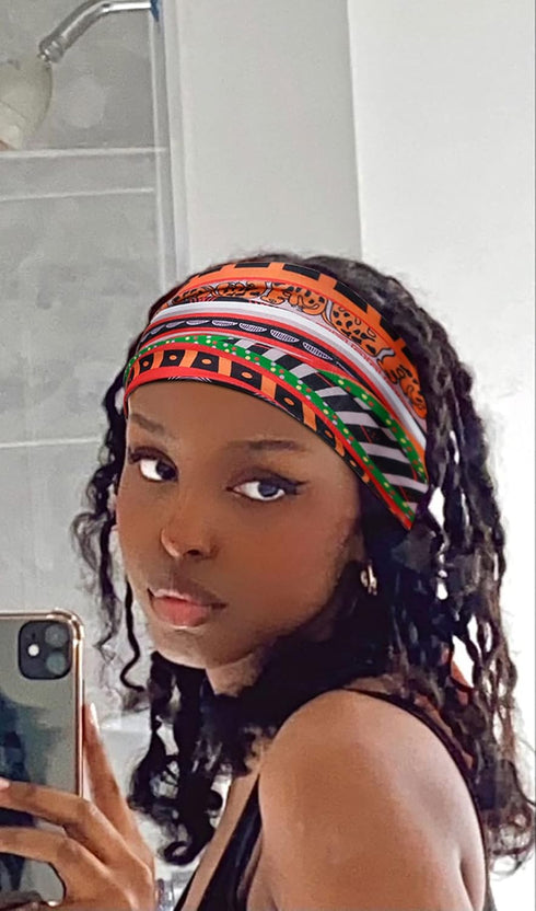 Huachi 4 Pack Wide Headbands for Women, Boho Non-Slip Workout Hair Accessories for Sport Yoga