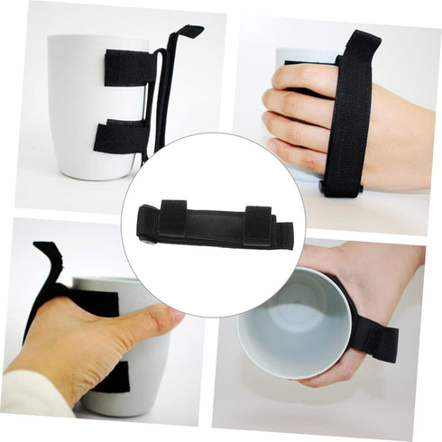 Mobestech Disabled Cuff Eating Assistance Hand Strips, Universal Cuff for Holding Utensils, Adaptive Aid Strap
