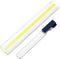 MAGDEPO 2X Bar Magnifying Ruler, 6" with Guiding Line & Mini Line Magnifier Clip for Reading Small Prints