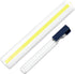 MAGDEPO 2X Bar Magnifying Ruler, 6" with Guiding Line & Mini Line Magnifier Clip for Reading Small Prints