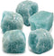 Raw Amazonite Rough Rock, Natural Stone Gemstones for Reiki Healing, Meditation, Wellness (5 pcs)