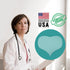 Upgraded Chest Wrinkle Pads, Silicone Pad Set of 3 for Decollete Anti Cleavage Wrinkles, Reusable Treatment Patches