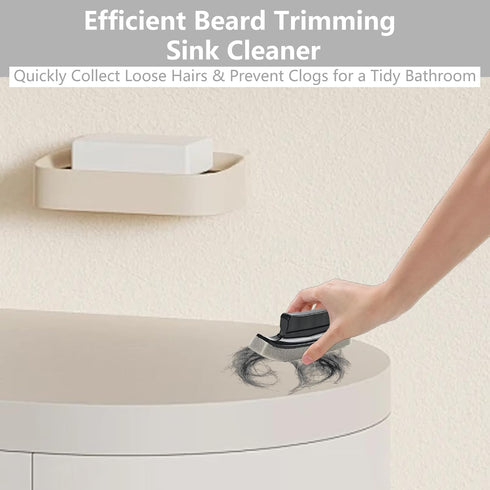 KGCGJVB Trimming Trimmings Countertops Beard Sponge Beard Hair Cleaner Scrubber Brush for Sink Clean Up Catcher Men