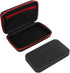 Nylon TPU Electric Shaver Storage Bag for Men Hair Shaving Tool, Organizer for QP2520/90/70 (Black Red)