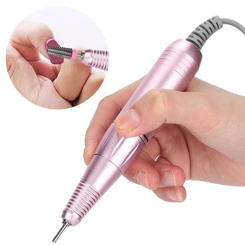 Nail Drill Handle, 35000RPM Electric Handpiece Pen for Manicure Polishing and Grinding, Nail Drill Machine Tools