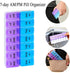 Wopanxye Weekly Pill Organizer Case, Travel Daily Medicine Box Tablet Dispenser, Twice a Day, Vitamin Container Meds