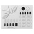 Nail Art Stamping Mat - Silicone Workspace Stamping Plate, Nail Polish Coloring Practice Pad, Translucent color
