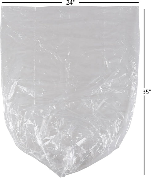 Ziglous 13 150 Counts, 6 Gallons Kitchen Garbage Bin Liner, Clear Trash Bags, Rolls