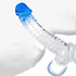 Transparent Bondage Penis Condom with Massage Particles - Men's Enlargement Exercise