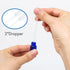 ZEJIA 24Pack 3ml Cobalt Blue Roller Bottles, Thick Glass Essential Oil Bottles with Stainless Steel Roller Ball and 2