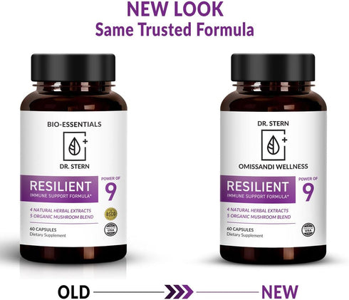 Immune 60 OMISSANDI-WELLNESS Resilient - Natural System Support - Dr. Ian Stern Formulated - to boost your defenses