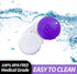 RHUI Travel-Friendly Black Contact Lens Case by