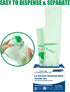 4-6 Gallon Compostable Trash Bags, 75 Count, Sturdy Biodegradable Garbage Bags with Handle