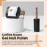 modelones Gel Nail Polish, 15ML Caramel Coffee Brown Gel Polish, Soak Off LED Neutral Nail Gel for DIY Nail Art
