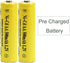 12 Packs 1.2V AA 500mAh Nickel Cadmium Rechargeable Batteries for Solar Lights, Lawn Landscape Lighting (AA Size)