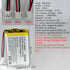 DC 3.7V 1300mAh 503759 rechargeable lithium polymer replacement battery for DIY 3.7-5V electronic product, mobile energy storage power supply