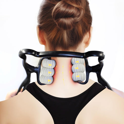 Rejopes Neck Massager - Premium Deep Tissue Relief for Neck, Back, Shoulders, and