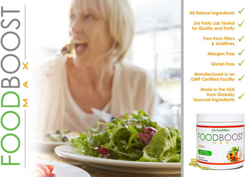 VH Nutrition | FoodBoost MAX | 1300mg Appetite Stimulant Weight Gain Pills for Men and Women, 120 Capsules