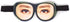 Honbay Soft Sleep Eye Mask with Adjustable Head Strap, 3D Funny Eyeshade for Travel, Game, Party, Rest, Sleeping (Woman)