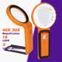 30X 40X Magnifying Glass with Light and Stand, Foldable Handheld Illuminated Magnifier for Reading and Close Work