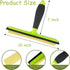 Shower Squeegee Window Squeegee Cleaner for Shower Doors Glass, 2 in 1 Window Cleaning Tool Window Scrubber Handheld Squeegee for Car Windshield with Sponge and Rubber Squeegee