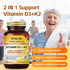 Vitamin D3 + K2 with LIPOSOMAL Technology - 5000iu Vitamin D3 & 100mcg Vitamin K2 as MK-7 - 180 Softgels