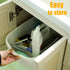 Cleaning Supply Caddy - Divided Tote Basket Bin with Handle for Bathroom, Kitchen, Garden, 2 Pack, White