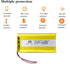 Liter energy battery 3.7V 104080 4000mAh Pack 2.0mm Lithium Polymer ion Battery Rechargeable Polymer Battery with JST