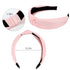 VELSCRUN 12 Pack Colorful Headbands - Non Slip Wide Girls Hair Accessories, Cute Boho Knotted Headbands