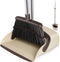 Broom and Dustpan Set, Heavy Dust Broom and Dustpan Combo for Home, Long Handle Dust Pan and Broom Set for Kitchen,
