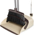 Broom and Dustpan Set, Heavy Dust Broom and Dustpan Combo for Home, Long Handle Dust Pan and Broom Set for Kitchen,