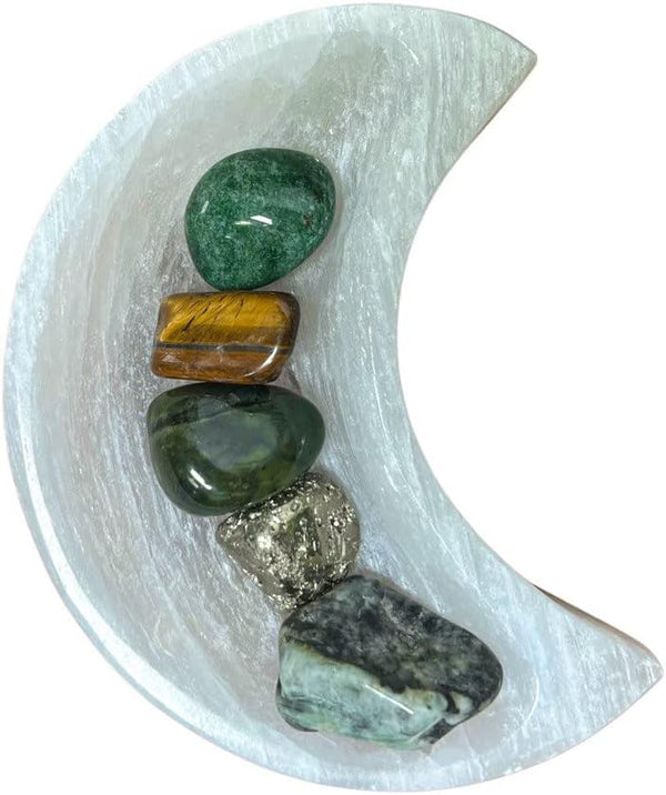 Wealth and Abundance Crystal Kit, Manifestation Crystal Set, Money Stones, Abundance Crystal