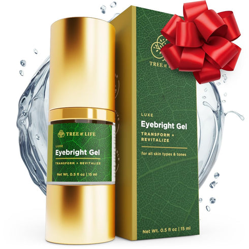Tree of Life Beauty Anti-Aging Eye Treatment Gel Cream to Hydrate Dark Circles, Reduce Puffiness and Wrinkles
