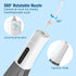 Cordless Water Dental Flosser for Teeth - QFBUDR, Portable Rechargeable IPX7 Waterproof Oral Irrigator, 5 Modes