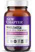 New Chapter Wholemega for Moms Fish Oil Supplement - Prenatal DHA with Omega-3 + Vitamin D3, 180 ct, 500mg Softgels