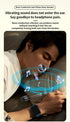 SERENAGLOW Portable Bluetooth Sound Machine with Bone Conduction Speaker, Mini Portable Sleep Aid, Bluetooth Pillow