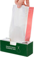 Magesh 4 Gallon Small Drawstring Trash Bags, 30 Counts, White