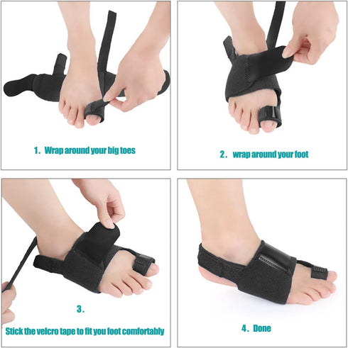 Bunion Corrector and Splint, Orthopedic Bunion Relief for Hallux Valgus Pain, Fits Men and Women